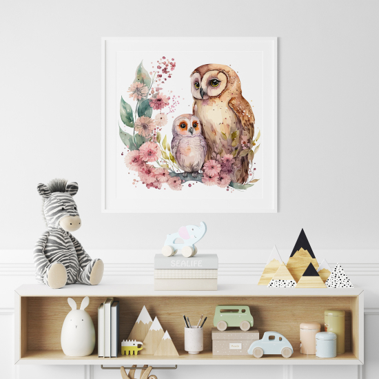 Poster per Bambini - Gufi