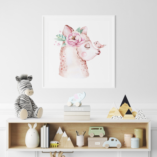 Poster per Bambini - Lama Uccello
