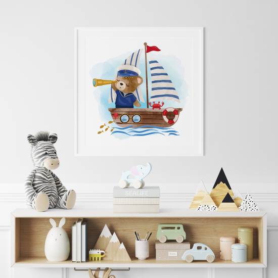 Poster per Bambini - Orsetto Marino