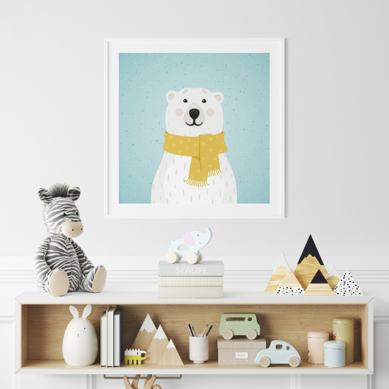 Poster per Bambini - Orso Polare