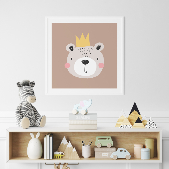 Poster per Bambini - Orso re