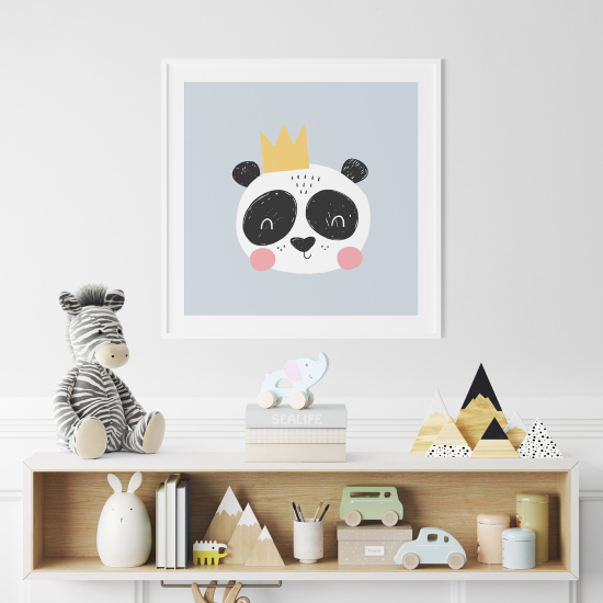 Poster per Bambini - Panda re