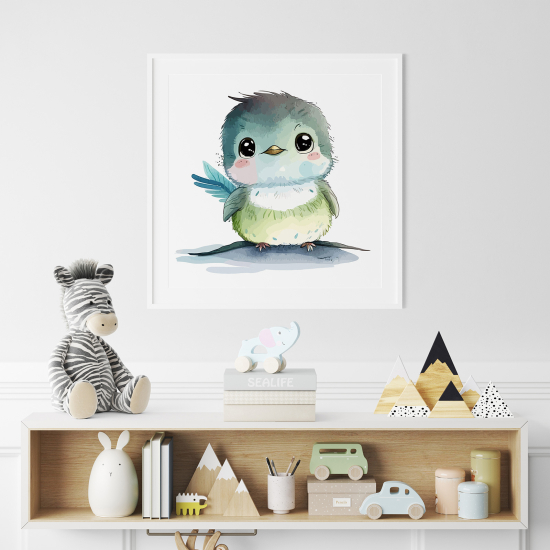 Poster per Bambini - Piccolo Uccellino Bambino