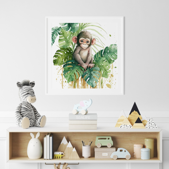 Poster per Bambini - Scimmia