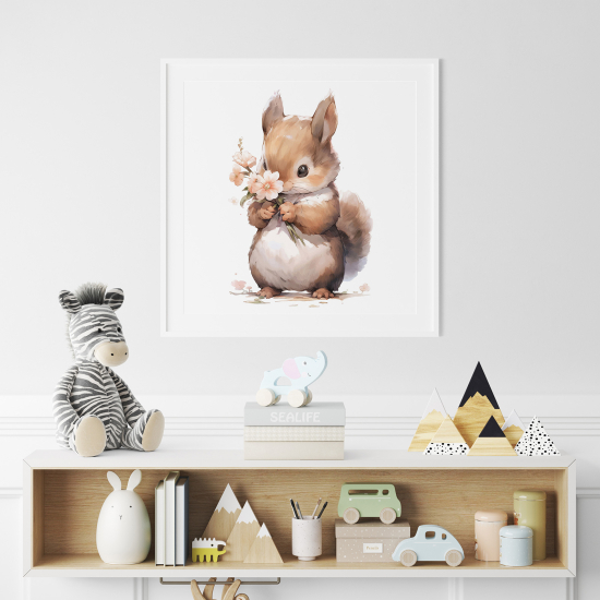 Poster per Bambini - Scoiattolo