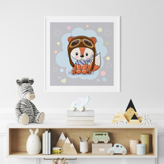 Poster per Bambini - Volpe aviatore