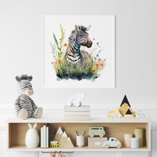 Poster per Bambini - Zebra