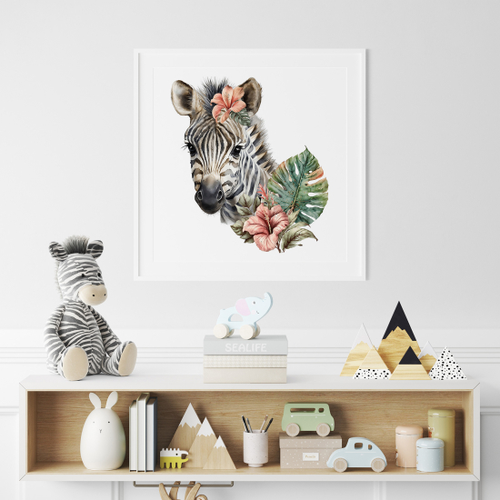 Poster per Bambini - Zebra