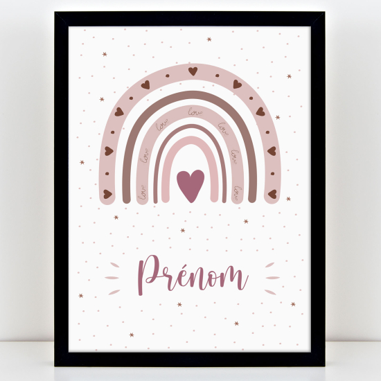 Poster personalizzato per bambini - Arcobaleno