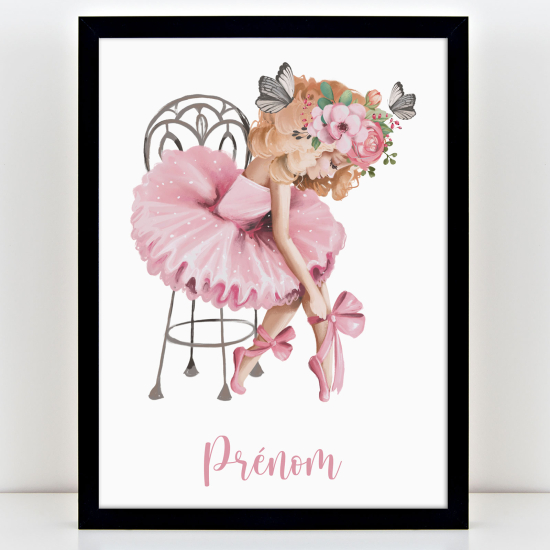 Poster personalizzato per bambini - Ballerina