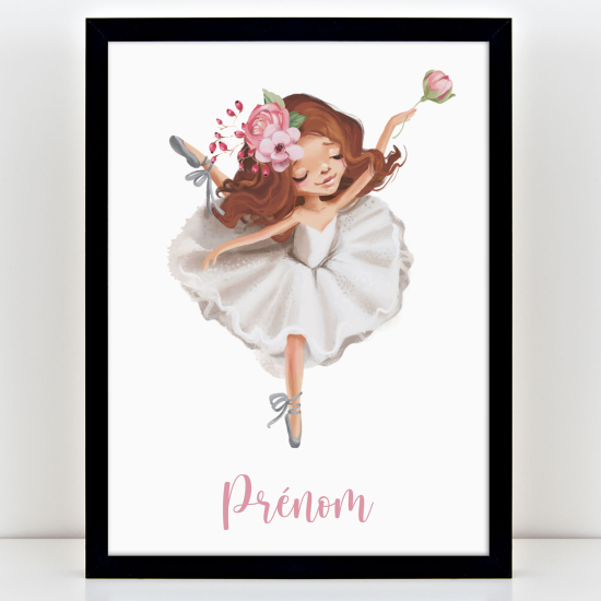 Poster personalizzato per bambini - Ballerina