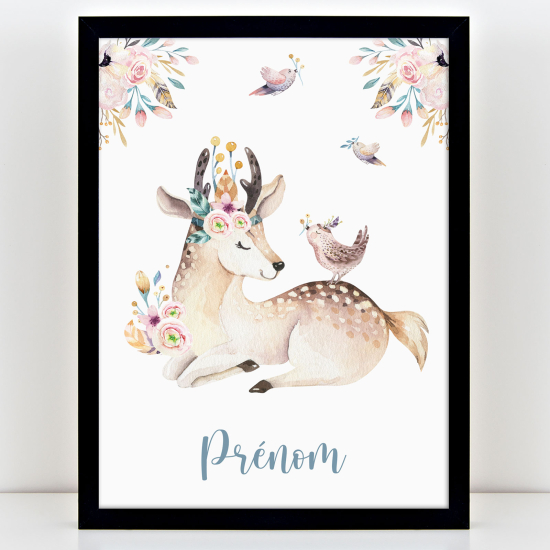 Poster personalizzato per bambini - Cerbiatta