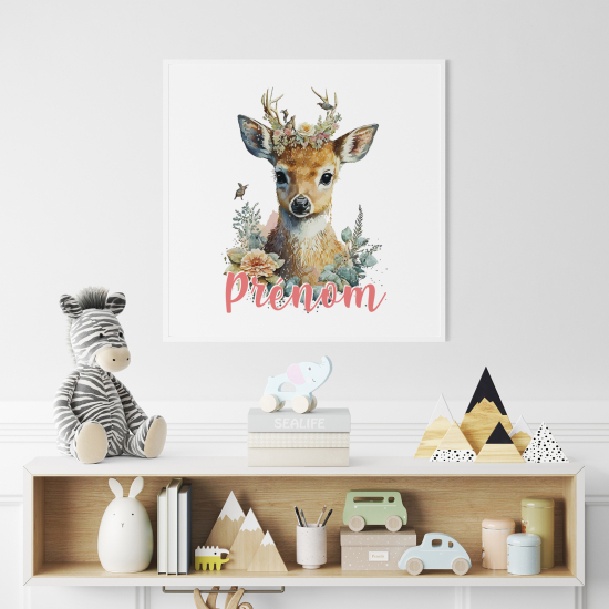 Poster personalizzato per bambini - Cervo