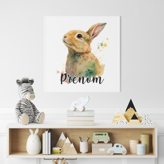 Poster personalizzato per bambini - Coniglio