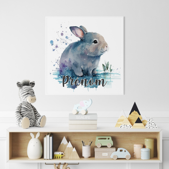 Poster personalizzato per bambini - Coniglio