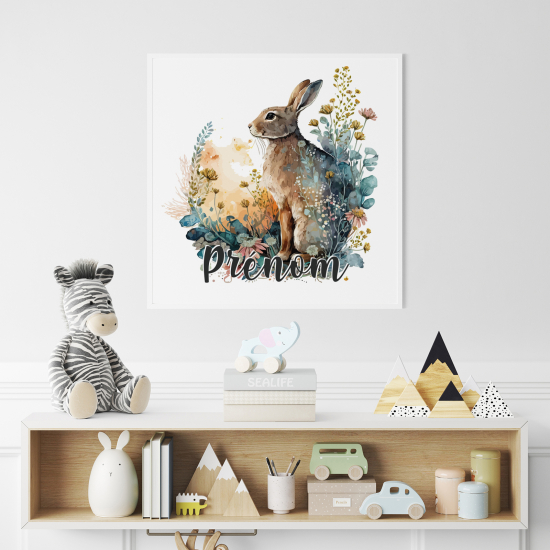 Poster personalizzato per bambini - Coniglio