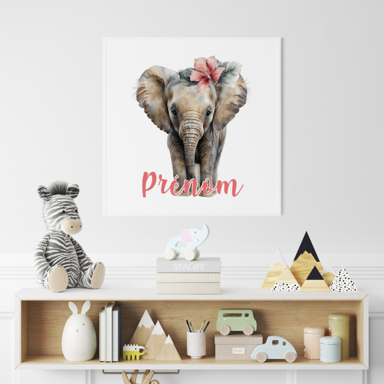 Poster personalizzato per bambini - Elefante