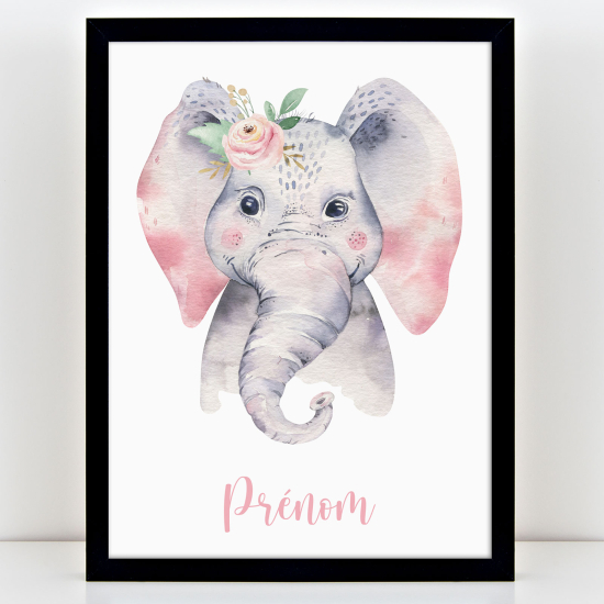 Poster personalizzato per bambini - Elefante