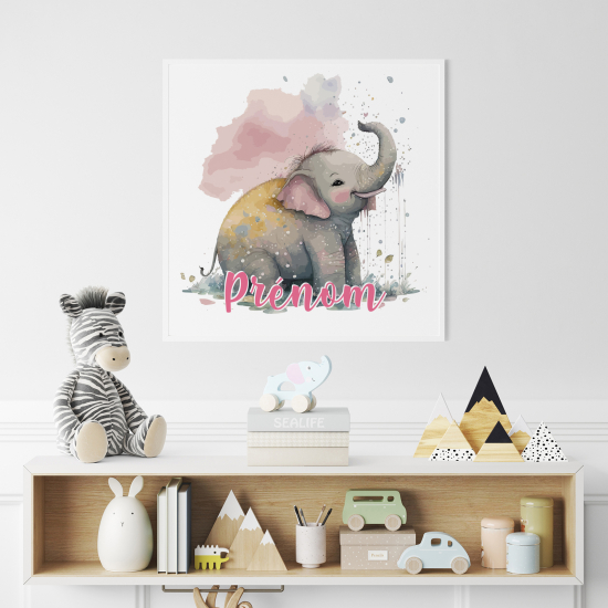 Poster personalizzato per bambini - Elefantino
