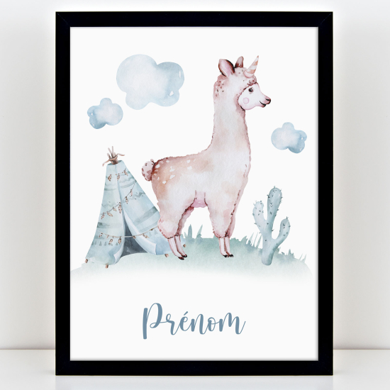 Poster personalizzato per bambini - Lama tipi