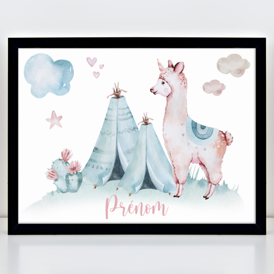 Poster personalizzato per bambini - Lama tipi