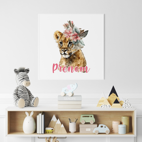 Poster personalizzato per bambini - Leone