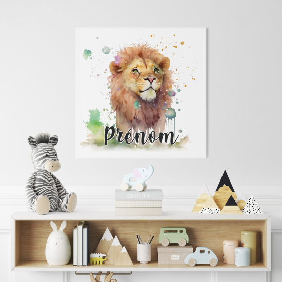 Poster personalizzato per bambini - Leone