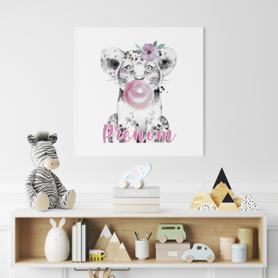 Poster personalizzato per bambini - Leone Bolla