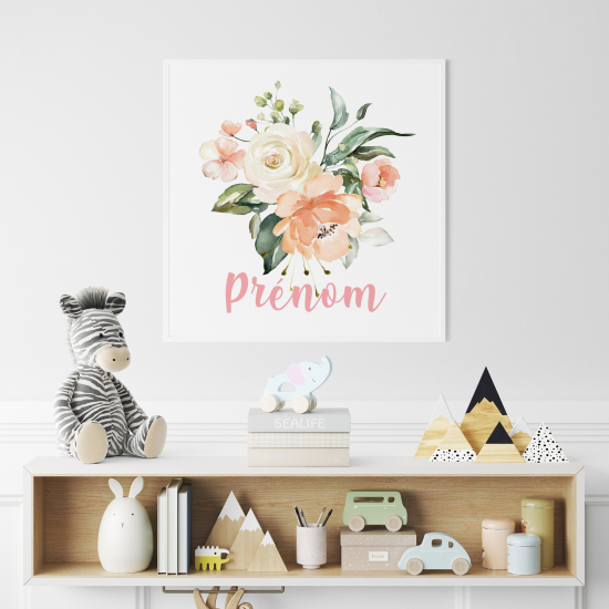 Poster personalizzato per bambini - Mazzo di Fiori