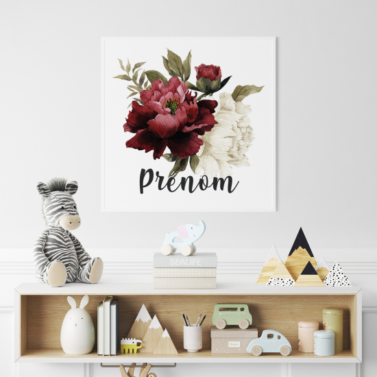 Poster personalizzato per bambini - Mazzo di Fiori