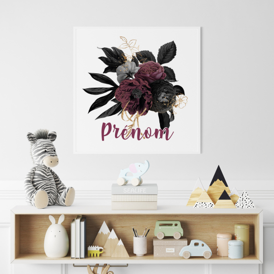 Poster personalizzato per bambini - Mazzo di Fiori