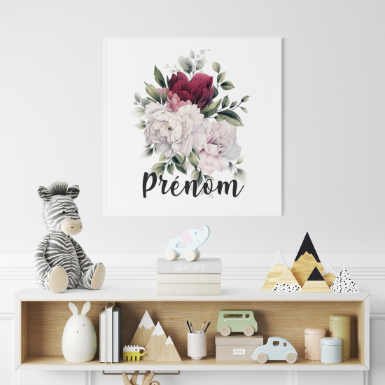 Poster personalizzato per bambini - Mazzo di Fiori