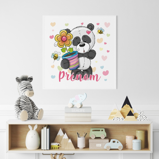 Poster personalizzato per bambini - Panda