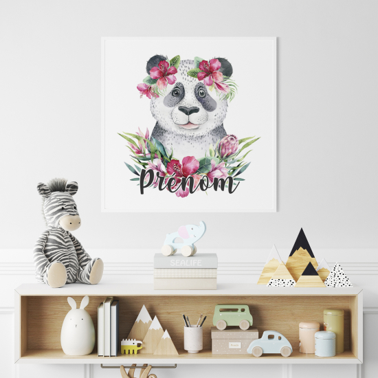 Poster personalizzato per bambini - Panda