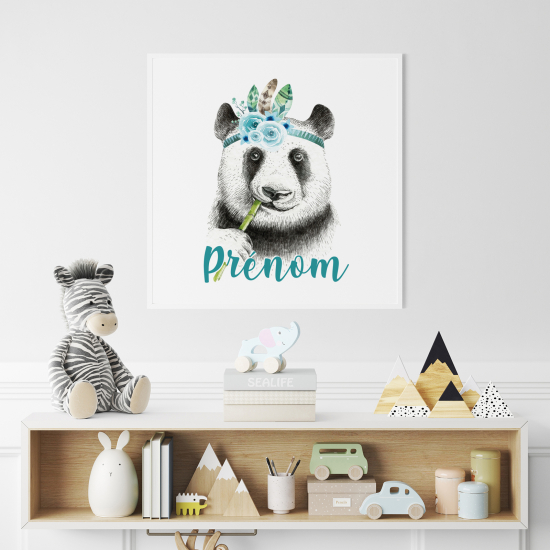 Poster personalizzato per bambini - Panda