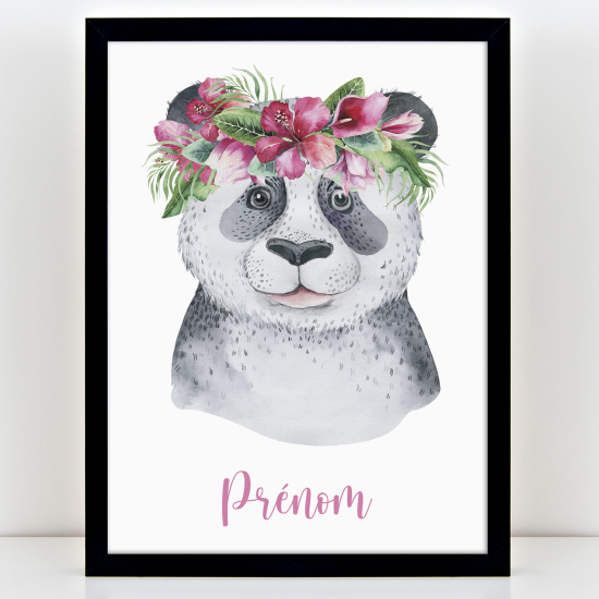 Poster personalizzato per bambini - Panda