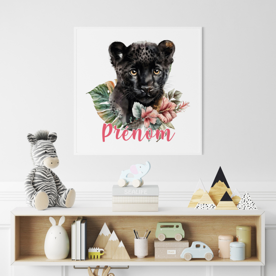 Poster personalizzato per bambini - Pantera Nera