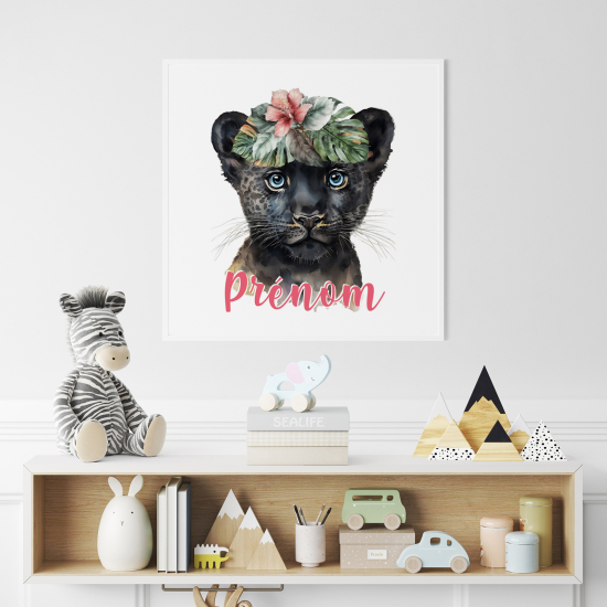 Poster personalizzato per bambini - Pantera Nera