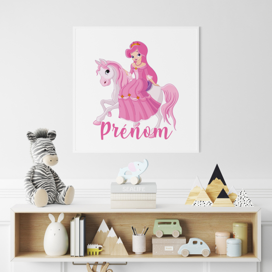Poster personalizzato per bambini - Principessa