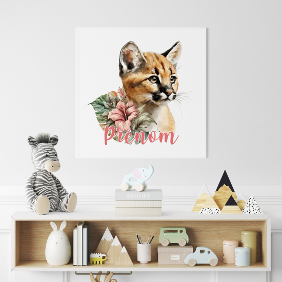 Poster personalizzato per bambini - Puma