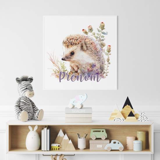 Poster personalizzato per bambini - Riccio
