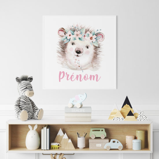 Poster personalizzato per bambini - Riccio
