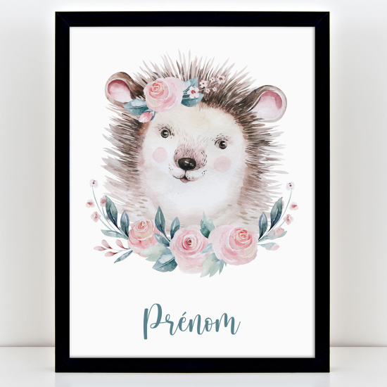 Poster personalizzato per bambini - Riccio