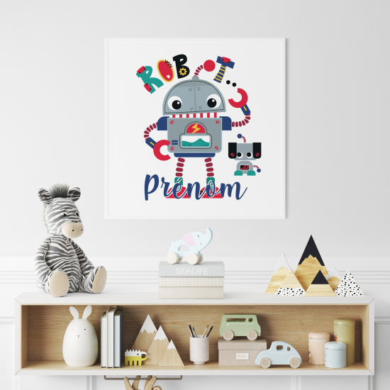 Poster personalizzato per bambini - Robot