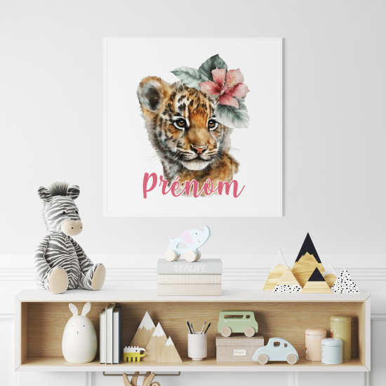 Poster personalizzato per bambini - Tigre
