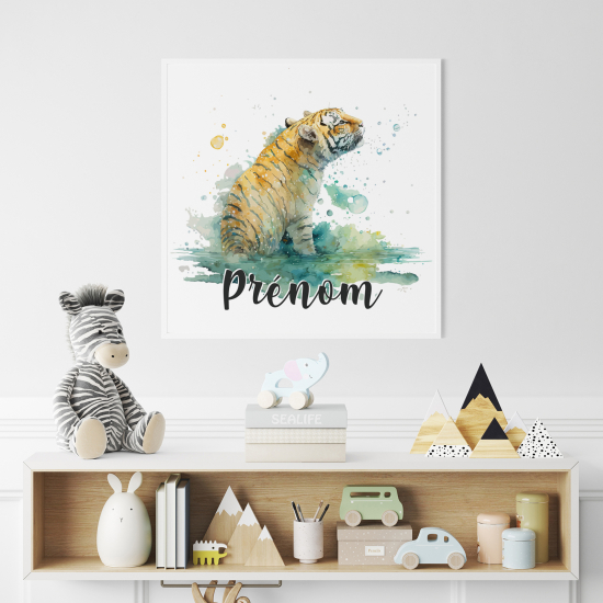 Poster personalizzato per bambini - Tigre