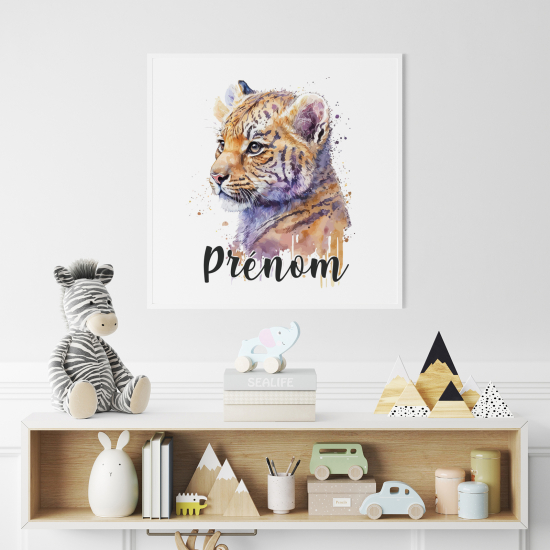 Poster personalizzato per bambini - Tigre