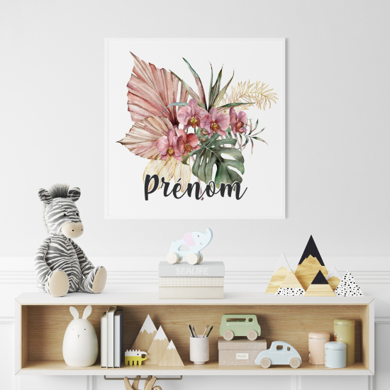 Poster personalizzato per bambini - Tropicale