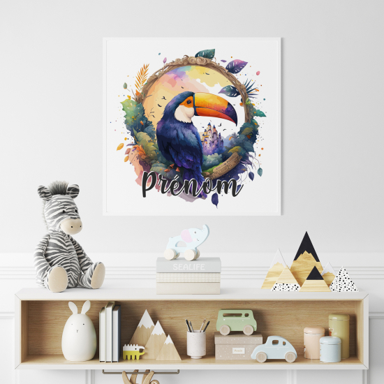 Poster personalizzato per bambini - Tucano