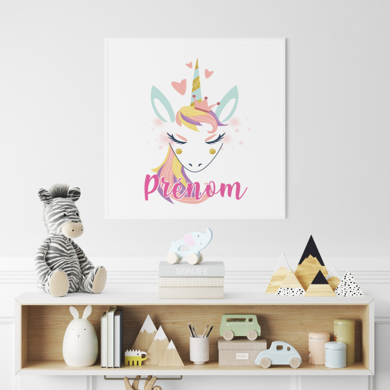 Poster personalizzato per bambini - Unicorno